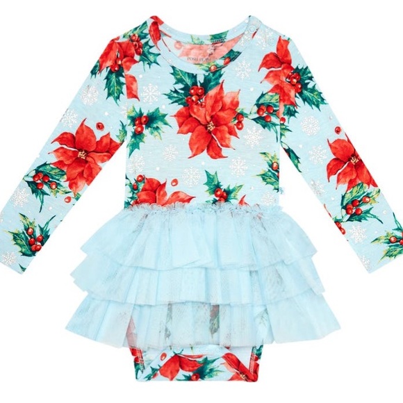 Posh Peanut Winter Lily Bodysuit Dress - 2T with skit, NWT 2024 high demand new